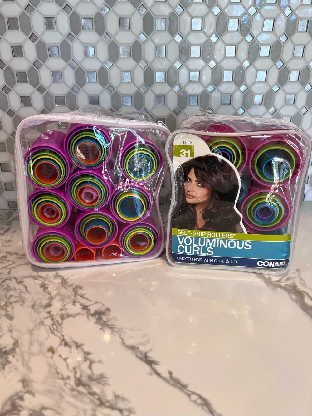 Conair voluminous curls self grip & Conair Self Grip Rollers